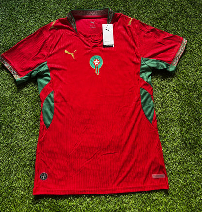 قميص منتخب المغرب الأساسي 2026 – نسخة اللاعبين (Player Version) |  2026 كأس العالم