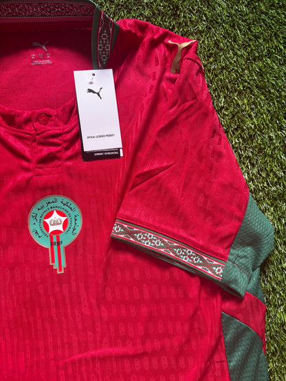قميص منتخب المغرب الأساسي 2026 – نسخة اللاعبين (Player Version) |  2026 كأس العالم